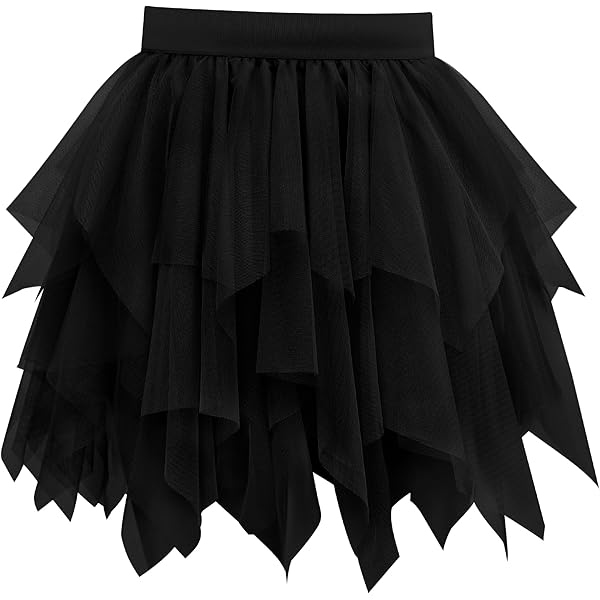 WERFORU Tule rok voor dames, licht, ondoorzichtig, tule rok met elastische hoge taille, tutu, grote maten, A-lijn, rok voor carnaval, D-groen, L