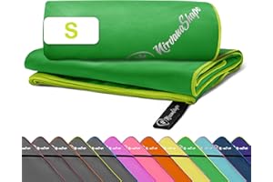 NirvanaShape microfiber towel 60 x 40 cm, lightweight compact travel towel - microfiber towel for travel, vacation, fitness - without corner pocket and pannier bag