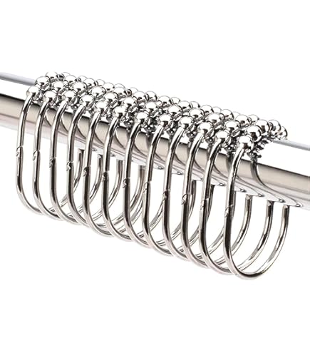 10 Pièces/ensemble Anneaux De Rideau Ouverture 50m... - Grandado