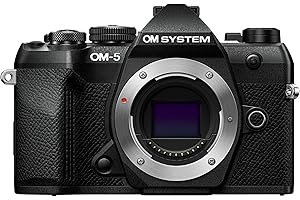 OM SYSTEM OM-5 Mark II MFT Camera, 20 MP Live MOS Sensor, 5-Axis Image Stabilisation, IP53 Weather-proof Sealing, Handheld High Res Shot 50 MP, Black
