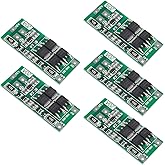 AITRIP 5 PCS 2S 20A 7.4V 8.4V 18650 Li-ion Lithium Battery 18650 Charger PCB BMS Board with Balance