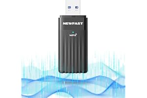 NEWFAST WiFi6 Dongle AX3000 USB3.0 Wireless Adapter Dual-Band USB WiFi Dongle For Windows 10/11, High Gain Wifi Adapter for PC, Low-Latency Gaming, WPA3/WPA2, Wifi Receiver for pc
