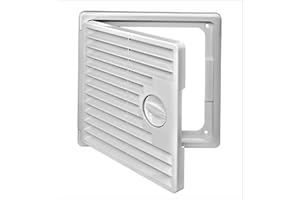 ZOUXO Escotilla de revisión con rejilla de ventilación, puerta de revisión, puerta de inspección, puerta de acceso, rejilla de ventilación, rejilla de ventilación de aire, circulación de aire, ventilación