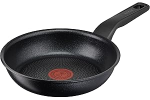 Tefal Titanium Force Pfanne 20 cm, langlebige Antihaftbeschichtung, Thermo-Signal Temperaturindikator, verbesserte Induktion, Schüttränder, stabiler Griff, Töpfe und Pfannen, Made in France, G3030232