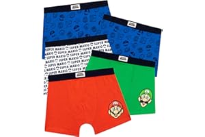 SUPER MARIO Boys Mario Majtki Zestaw 5 Bielizny dla Dzieci