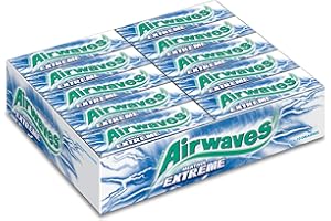 AIRWAVES Chewing-Gum Extrême Menthol Fort/Eucalyptus 30 Étuis de 10 Dragées 420 g