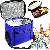 Kühltasche,10L Picknicktasche Kühltasche,Thermotasche Klein,Isoliertasche Lunch,Picknicktasche,Kühltasche Eistasche…