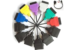 HANRAINTOOL OBD Kit cavo Adattatore A1 A2 A3 A4 A5 A6 Cavo Diagnostico a 3 pin OBD2 per il Collegamento Diagnostico Delle Auto Della Serie Italiana