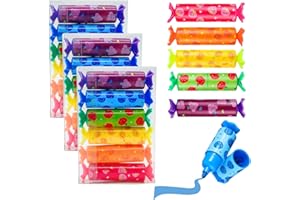 OMZSXK Mini Textmarker,18 Stück Bonbon Textliner Stifte für Kinder Schüler,lustige Stifte Schreibwaren Süße Kawaii Highlighter Marker für Geschenke Party Geburtstag Schule Mitgebsel-Füllungen