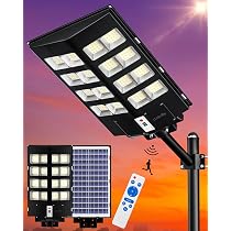 Gefolly Solar Straßenlaterne 2er Set – IP67 Wasserdicht, Mit Fernbedienung, Bewegungssensor & 6500K LED
