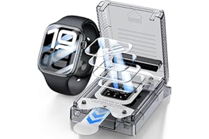 LK Schutzfolie für Apple Watch Series 11/10 46mm [Blasenfrei] Auto-Installation für iWatch 46mm Displayfolie [Ultra Dünn] [HD Klar] [Volle Abdeckung] Flexible TPU Displayfolie, 4 Stück