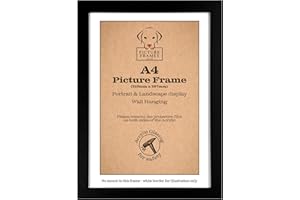 PICTURE FRAMES UK LTD A4 Frame Black - A4 Picture Frames, A4 Black Frame, A4 Photo Frames, Black A4 Picture Frame, A4 Picture Frame Black, A4 Certificate Frame, Black A4 Frame, A4 Black Photo Frame, Photo Frame A4