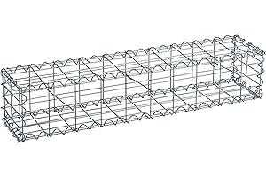 Estexo® Gabions Pierre spirale, panier à pierres, mur, panier métallique 1 Stück 100x20x20 cm