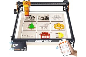 ACMER Tagliatrice laser P1 S PRO 6W per principianti macchina per incisione laser 6W strumento per incisione laser 380x370mm per metallo, vetro e legno