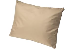 Setgarden® Coussin d'extérieur pour banc de jardin en rotin synthétique - Pour balancelle hollywoodienne - Beige - 50 x 56 cm