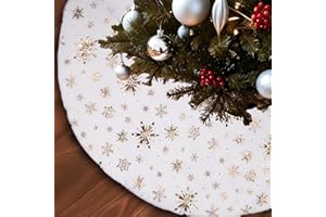ACTOYS Weihnachtsbaum Decke, 90cm Christbaumdecke, schöne Weihnachtsbaum Rock, weich Weihnachtsbaumdecke rund, Weihnachtsschmuck, Tannenbaum Deko, schöne Decke für den Weihnachtsbaum