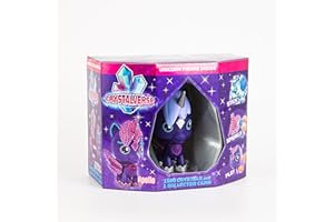 CURIOUS UNIVERSE CRYSTALVERSE - Classic Apollo Unicorn Figure - Craft Set for Kids - 1500 Crystals in 5 Colours, 1 Moulded Unicorn Model, 1 Wax Crayon Crystal Applicator, 1 Bottle of Glue & Many More