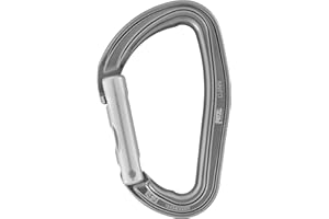 Petzl, Djinn, Solidny Karabinek Do Wspinaczki W Klifie, Szary, Leva Dritta, Unisex Dorosły