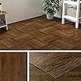 Livelynine Floor Tiles Self Adhesive Bathroom Vinyl Flooring Self Adhesive Kitchen Flooring Tile Wood Effect 30x30CM 16-Tiles Peel and Stick Vinyl Floor Tiles Oak Adhesive Floor Tiles Wood