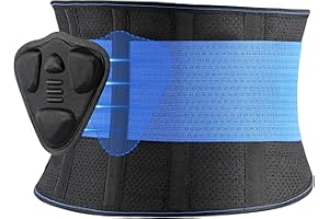 Fitomo Lower Back Support for Men Women with 3D Lumbar Pad & 5 Flexible Supports, Ultra-thin Mesh Fabric, Back Brace for Lower Back Pain Relief, Posture, Work, Heavy Lifting, Sciatica, Herniated Disc