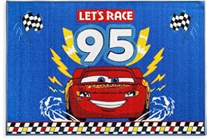 Nada Home Cars Lightning McQueen Children's Bedroom Non-Slip Rug 80 x 120 cm 5436