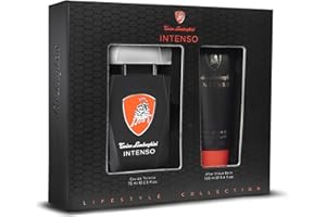 ‎LAMBORGHINI Tonino Lamborghini • Das Geschenkset für Männer INTENSO: Eau de Toilette Spray 75 ml / 2.5 fl.oz. + After Shave Balm 100 ml / 3.4 fl.oz. • Kollektion Lifestyle