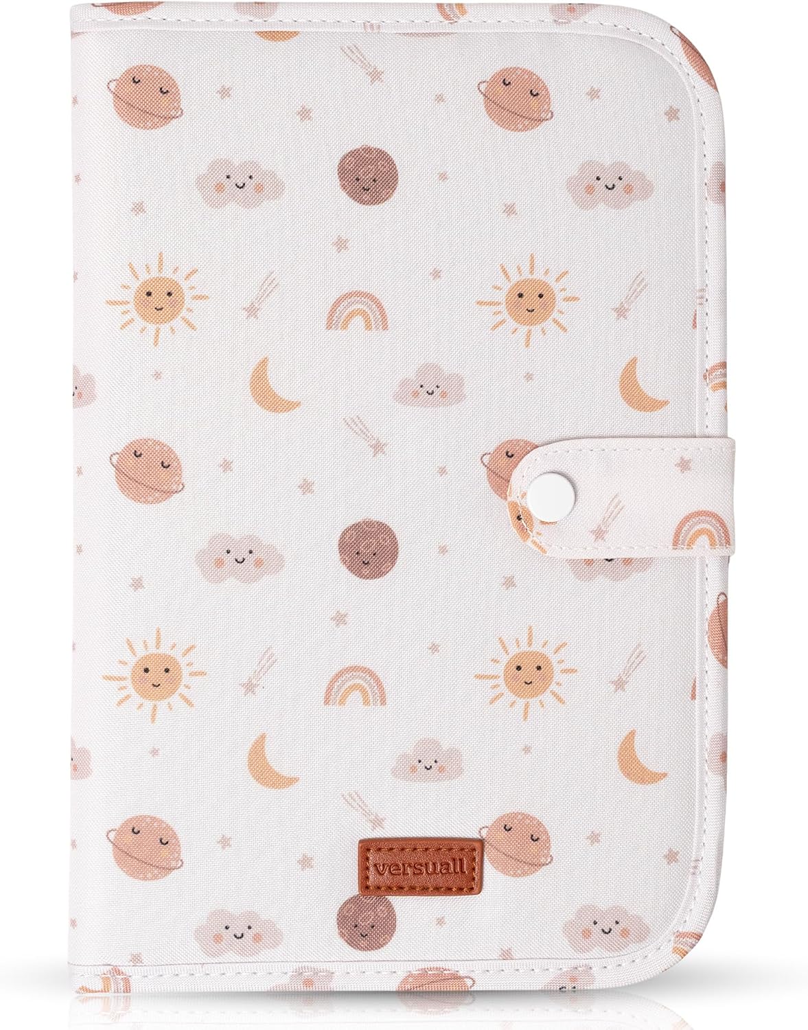 Portadocumentos Bebé – Porta Documentos para Cartilla Sanitaria | Carpeta Embarazo con Bolsillos | Acolchado y Ligero | Ideal para Padres Primerizos y Regalo para Maternidad o Recién Nacido (Planetas)