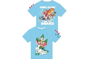 PAW Patrol T-Shirt För Pojkar, Barntröja Med Marshall, Rex, Chase, Timmy Och Rhubarb, Barnkläder Med 3D-Taggar