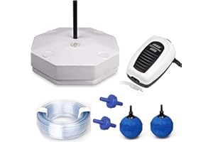 Wagner Green Teich Eisfreihalter Set 2 inkl. regelbarer Luftpumpe und Zubehör, für einen eisfreien Gartenteich, Anti Ice Winter