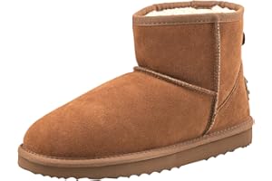 Shenduo Scarpe Uomo Invernali - Stivali da Neve con Antisdrucciolo Impermeabile D5645