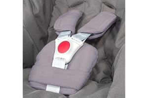 ByBoom - Set di imbottiture per cintura – universale per ovetto, passeggino, passeggino, seggiolino auto (ad esempio Maxi Cosi City SPS, Cabrio, Cybex Aton, ecc.); disponibile in diversi colori; Made