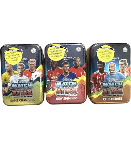 Topps F1 10x Topps UCL Match Attax 2017/18 Trading Card Collection Booster Pack (10 Sealed Packs Topps Match Attax 25/26