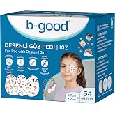 B-Good G&ouml;z Kapama Bandı Kız &Ccedil;ocuk Desenli 54 Adet Tembelliği