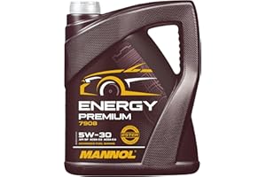 Mannol 5 Litre Energy 5W-30 Engine Oil 7908 API SN/CH-4 ACEA C2 Premium Synthetic Ester Technology
