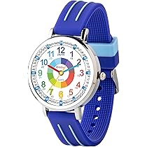 Analoog Horloge Voor Kinderen. Polshorloge met oefeningen