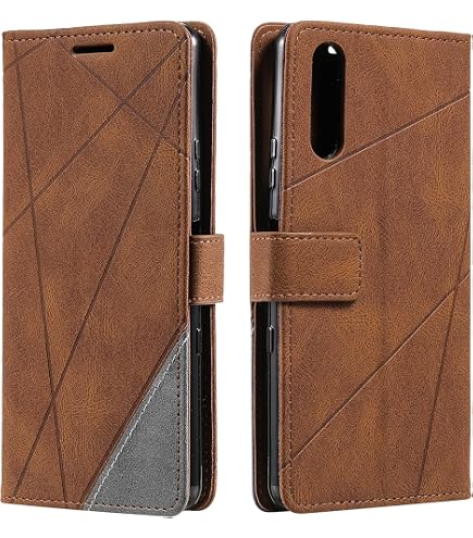 ELISORLI Custodia A Portafoglio Con Cinturino Per Sony Xperia 10 III - Pelle PU Con 5 Slot Per Carte, Tasca Contanti E Supporto Integrato