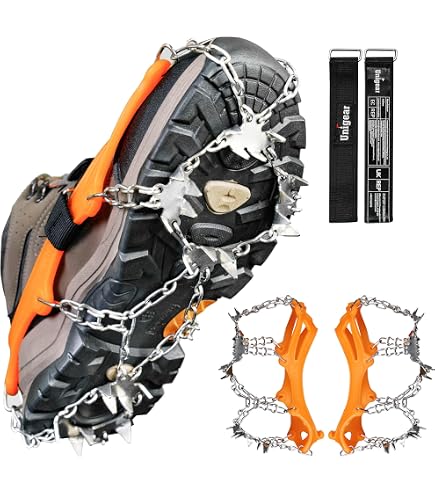 Crampons Yaktrax Adventure Grip - Traction Hiver, Taille L, Neufs Avec Sac