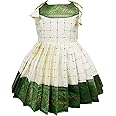 FELIZ THE DESIGNER STUDIO South Indian Traditional Pattu Pavadai Tapeta Silk Frock Dress For Baby Girls