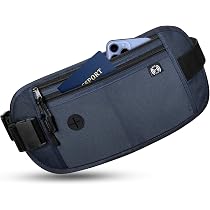 Sac Banane Sécurité RFID - Imperméable, Réglable 24-50" - Pour Voyages, Sports, Concerts - Protection Contre Les Pickpockets