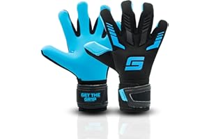 ‎GRIPMODE GRIPMODE Torwarthandschuhe Kinder Aqua Junior 2.0 - Torhüter Handschuhe mit großer Fangfläche - Fußball Torwarthandschuhe mit 3 mm Griptec Latex für zusätzlichen Grip - Größe 4-6