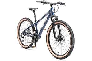 BIKESTAR VTT Vélo Tout Terrain 24" pour Enfants de 10-13 Ans | Bicyclette Cadre 12.5 Pouces 21 Vitesses Shimano, Hardtail, Freins Disc