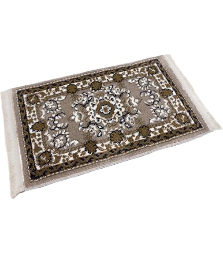 Tappeto ABC Abano Macchiato A Mano, Marrone, 60x100 Cm, In Cotone, Lavabile E Resistente - 3