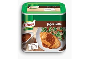 HELEN'S OWN INTERNATIONAL KN0RR Jäger Sauce - Hunter's Sauce Tub by KN0RR - Sold by Helen's Own - Full English Instructions Included - Genuine German Sauce