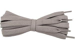 Fabmania® Cordones Cordones planos de algodón de 8/9 mm de ancho - Reemplazo adecuado para todos los zapatos deportivos casuales Botas Hombre Mujer (1 par)