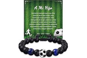 YELUWA Cadeaux De Football Pour Garçons, Bracelet De Football, Bracelet De Sport Pour Enfants, Bracelet Garçon, Bracelet De Football Tissé Réglable, Cadeau Créatif Pour La Famille Et Les Amis ES