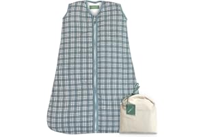 MOLIS & CO molis&co - Gigoteuse pour bébé - Gigoteuse Tog 2.5-100% Coton (certifiée Oeko-TEX) - Changement de Couche à accès à Zip Facile - Turbulette Hiver pour Bébé, Fille Garçon - Merlot Check (18-36 Mois)