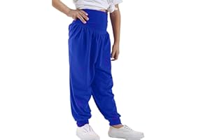 GW CLASSY OUTFIT GW CLASSYOUTFIT Girls Kids Child Harem ALI Baba Yoga Baggy Pants Trouser Leggings Hareem Legging Dance Show Costume Boys Pants Unisex