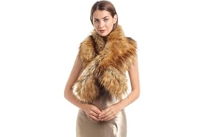 soul young Col Fausse Fourrure Femmes Hiver Dames Echarpe Etoles Châle