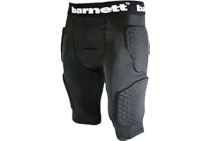 BARNETT Pantaloncini a compressione FS-06, 5 pezzi completi di protezioni, per football americano