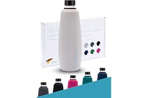 SodaNature® | Premium Schutzhülle für SodaStream Duo Glasflaschen | Hochwertige Neopren Hülle mit 10h+ Cooling Effekt & Bruchschutz | Zubehör für Sport & unterwegs (Hellgrau)